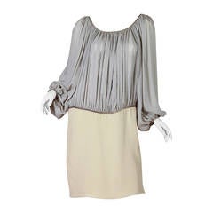 Geoffrey Beene Silk Blouson Dress 7