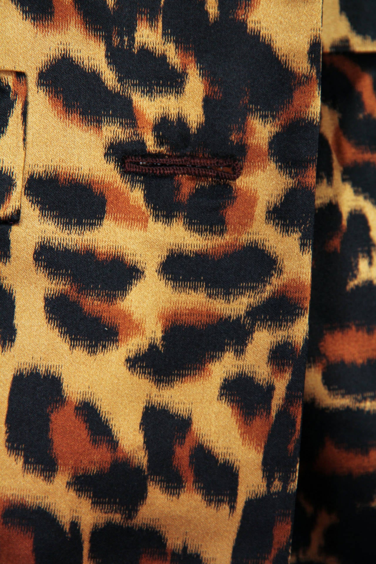 Yves Saint Laurent Documented YSL Haute Couture Leopard Suit In Excellent Condition In New York, NY
