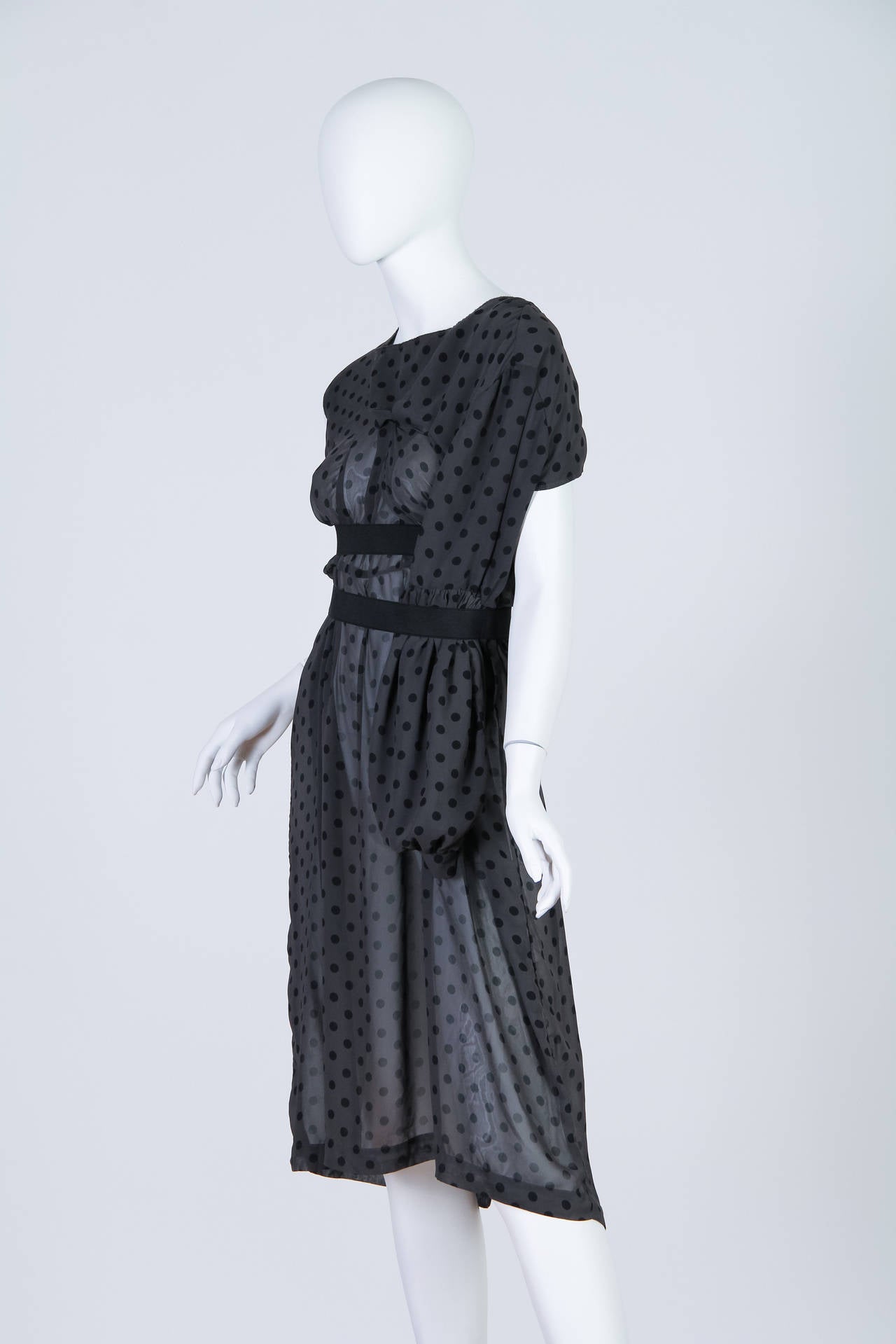 Comme des Garcons Deconstructed Chiffon Dress at 1stDibs