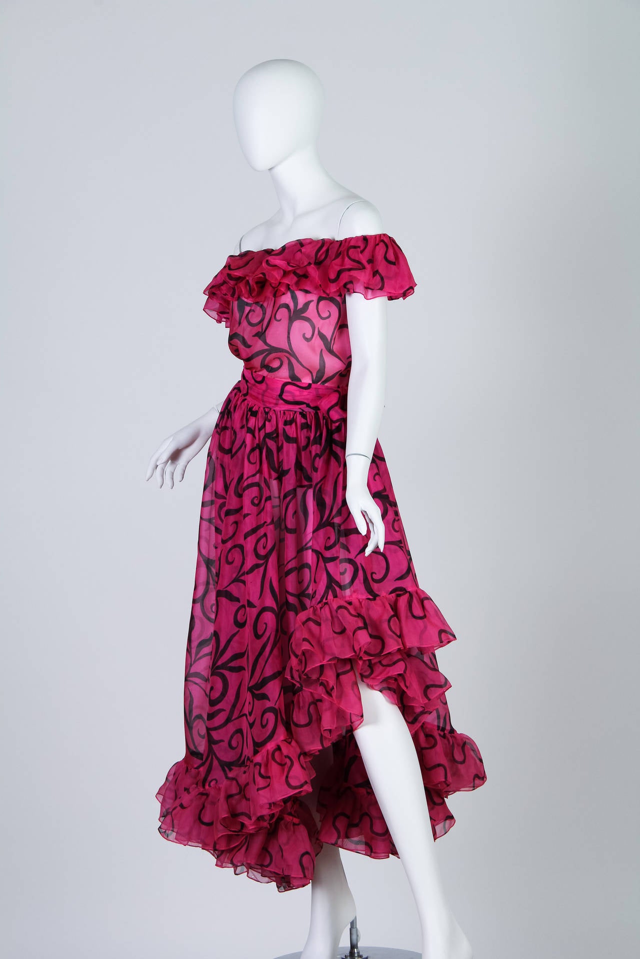 Vogue Documented 1978 Yves Saint Laurent Ensemble In Fair Condition In New York, NY
