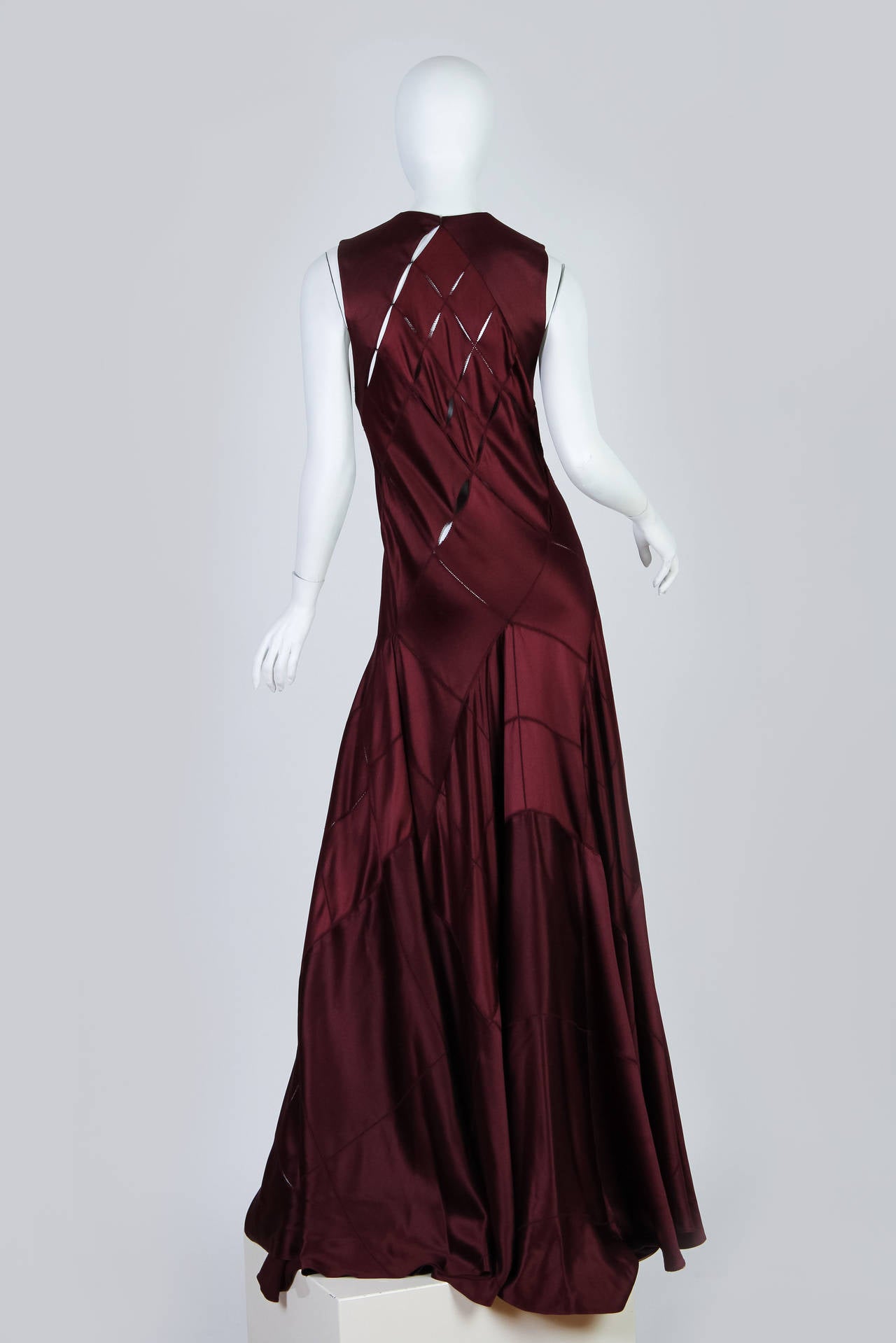 Calvin Klein Collection Bias Cut Gown In Excellent Condition In New York, NY