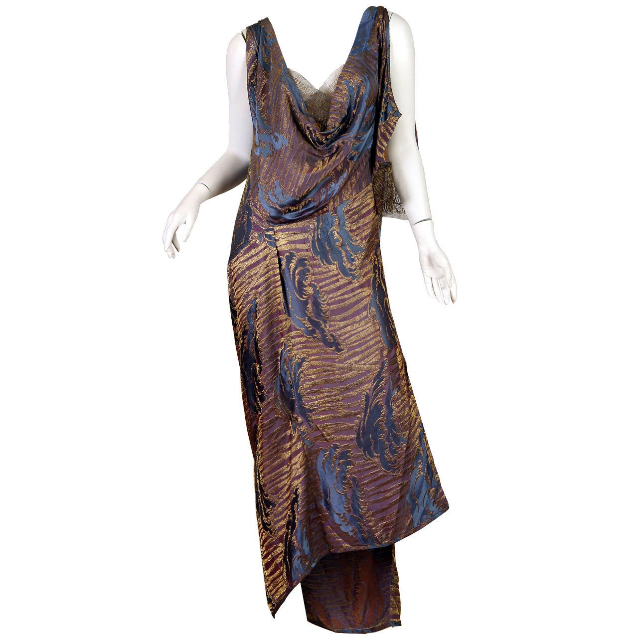 Edwardian Lamé Contemporary Dress