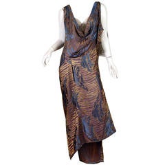 Edwardian Lamé Contemporary Dress