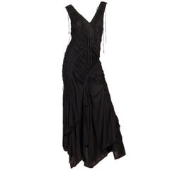 Vintage Issey Miyake Goth Jersey Gown