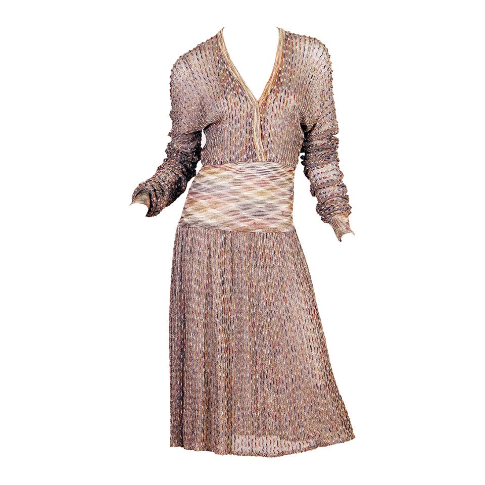 1970s Missoni Dress with Gold