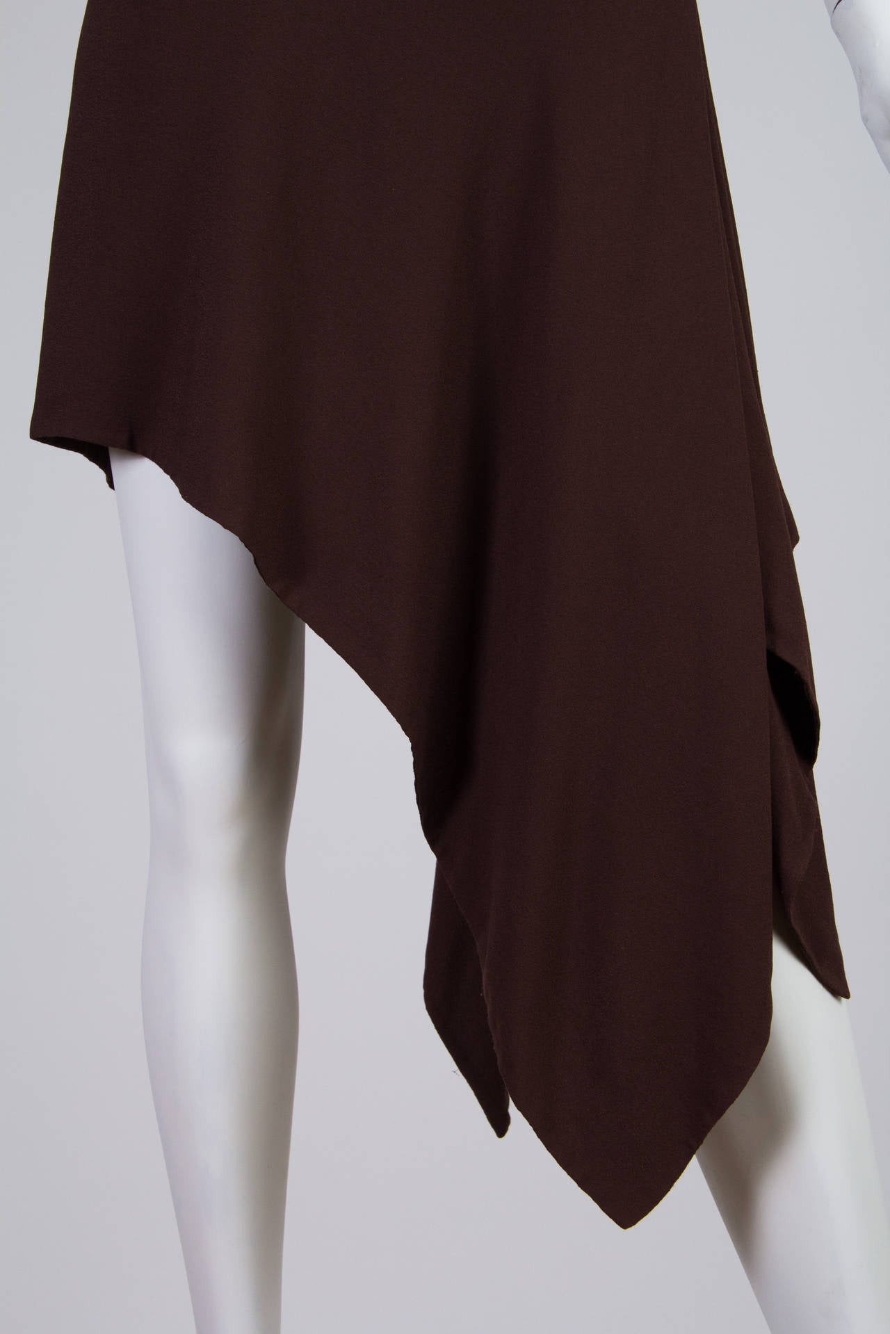 Women's Tom Ford for Gucci Asymmetrical Silk Jersey Dress