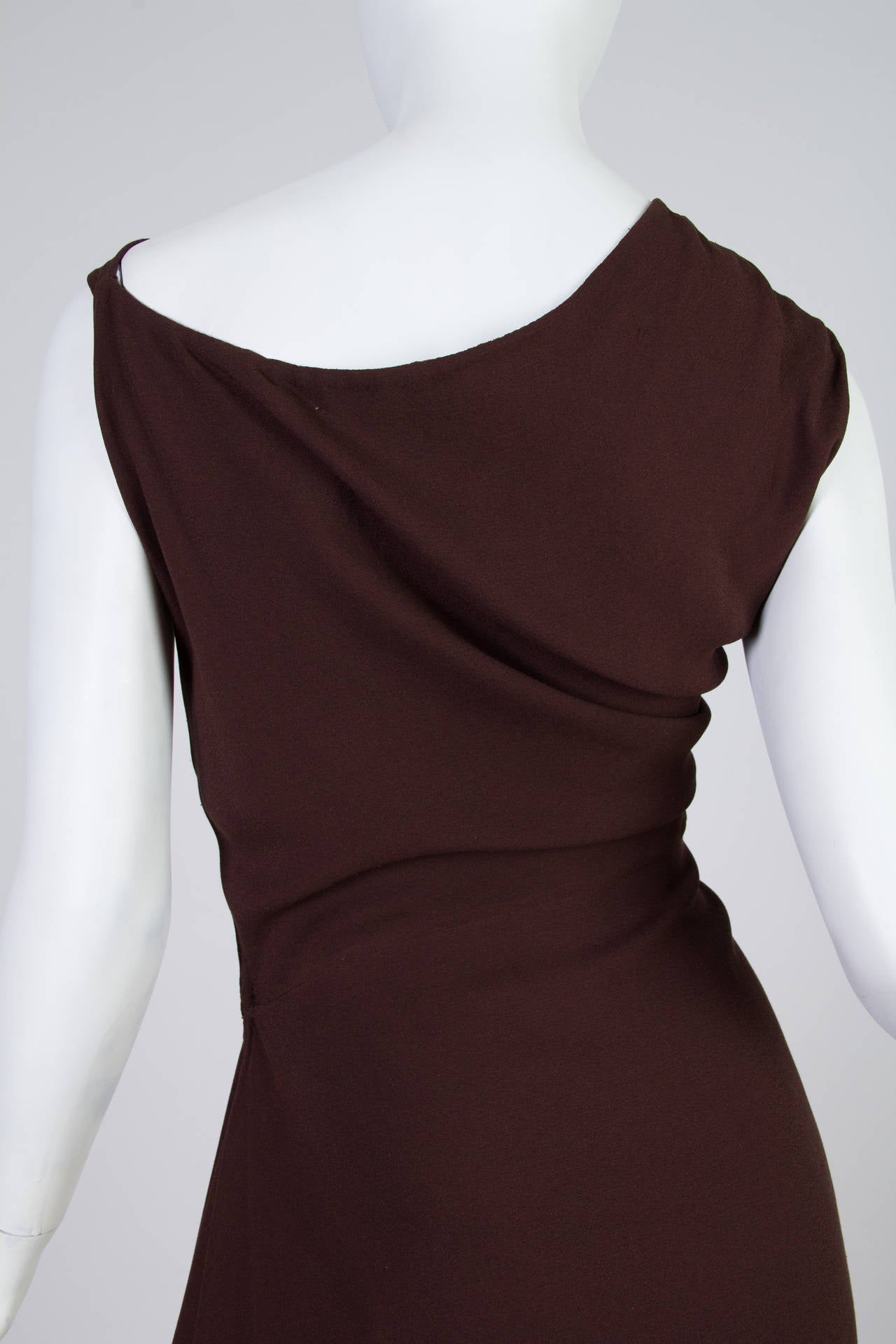 Tom Ford for Gucci Asymmetrical Silk Jersey Dress 1