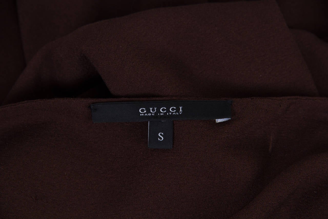Tom Ford for Gucci Asymmetrical Silk Jersey Dress 2