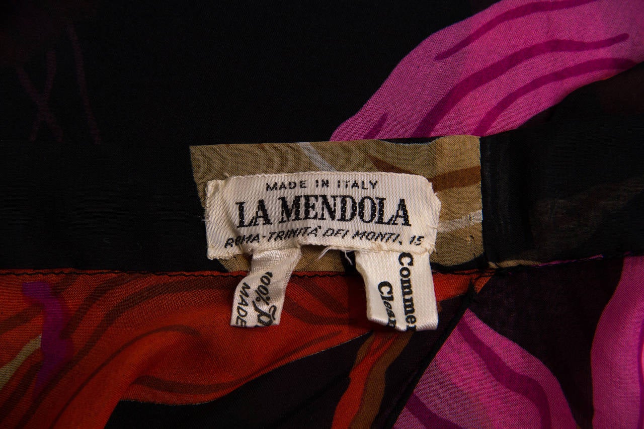 1970s La Mendola Silk Wrap 5
