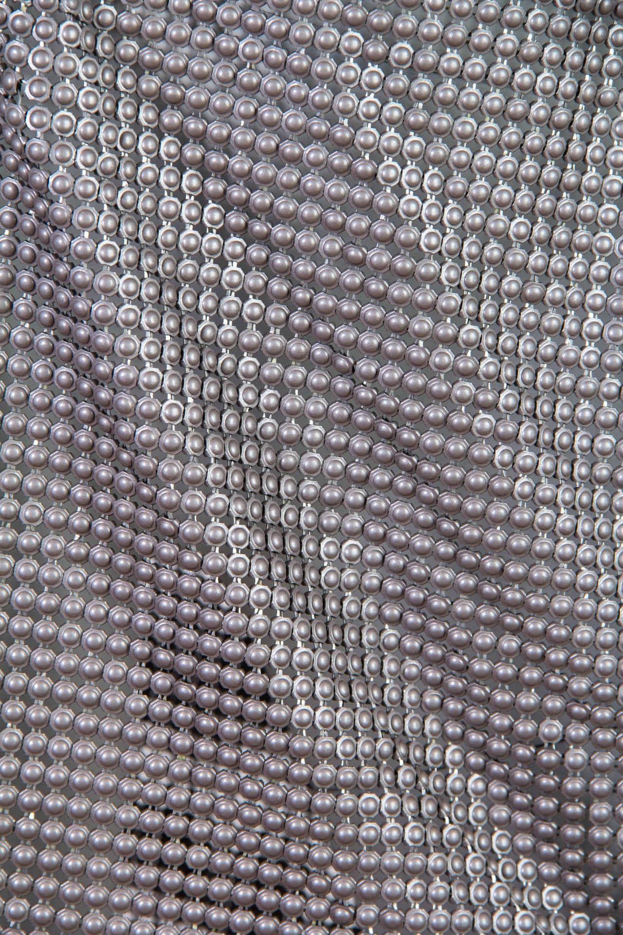 1970s Crochet and Chainmail Dress In Excellent Condition In New York, NY