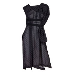 COMME des GARCONS Deconstructed Chiffon Dress 9