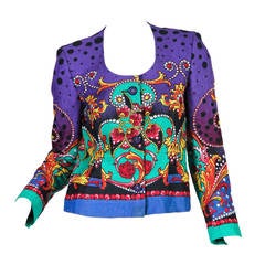 1990s Gianni Versace Linen Jacket 5