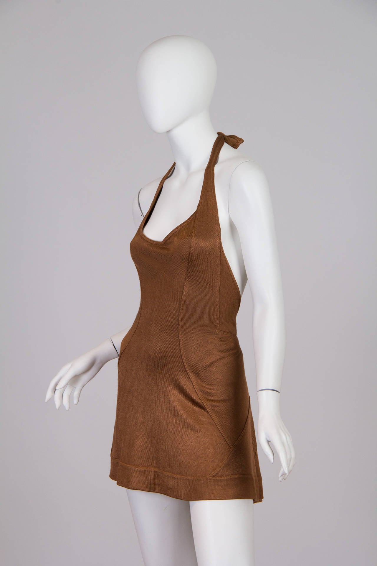 Knock them dead with this nude Alaia. In near mint condition this is a very rare yet famous 