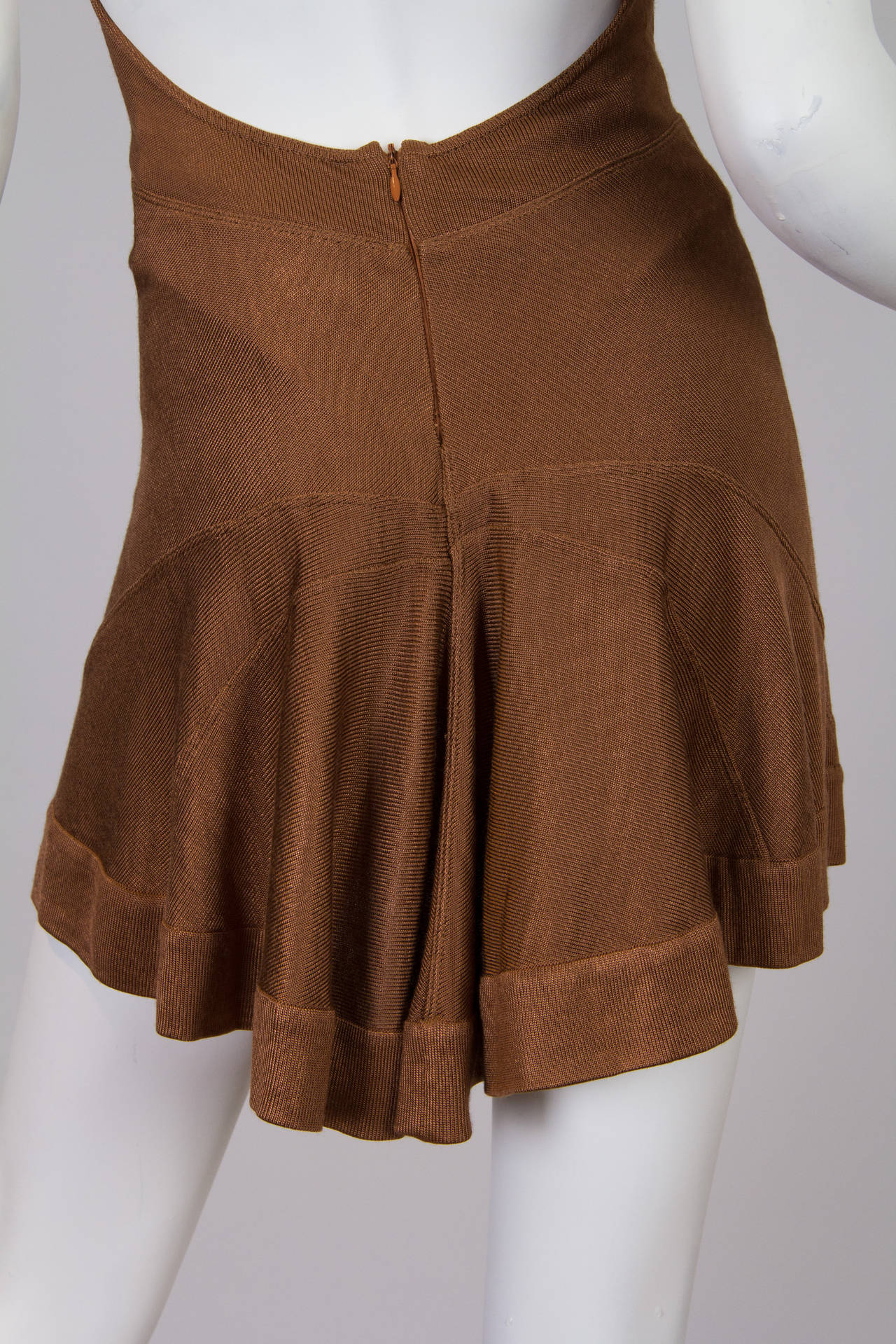 1990s Alaia Halter Mini Dress 1
