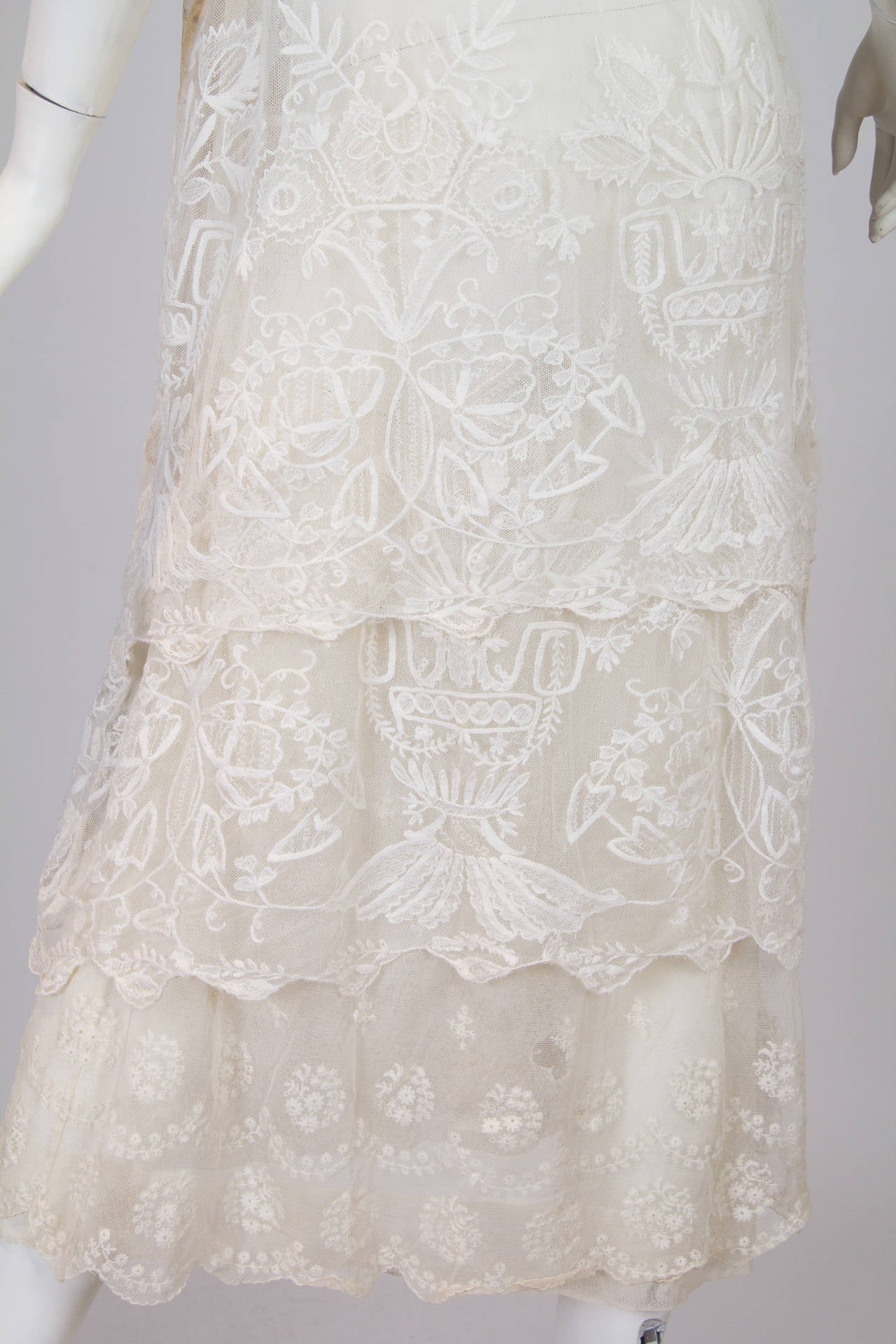 Edwardian Cotton Princess Lace Dress 3
