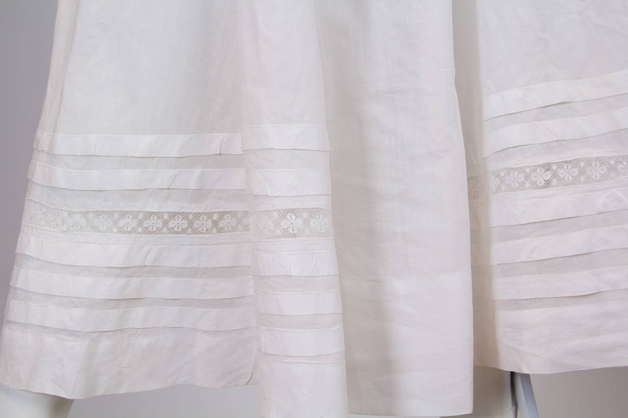 Edwardian Cotton Batiste and Lace Dress 3