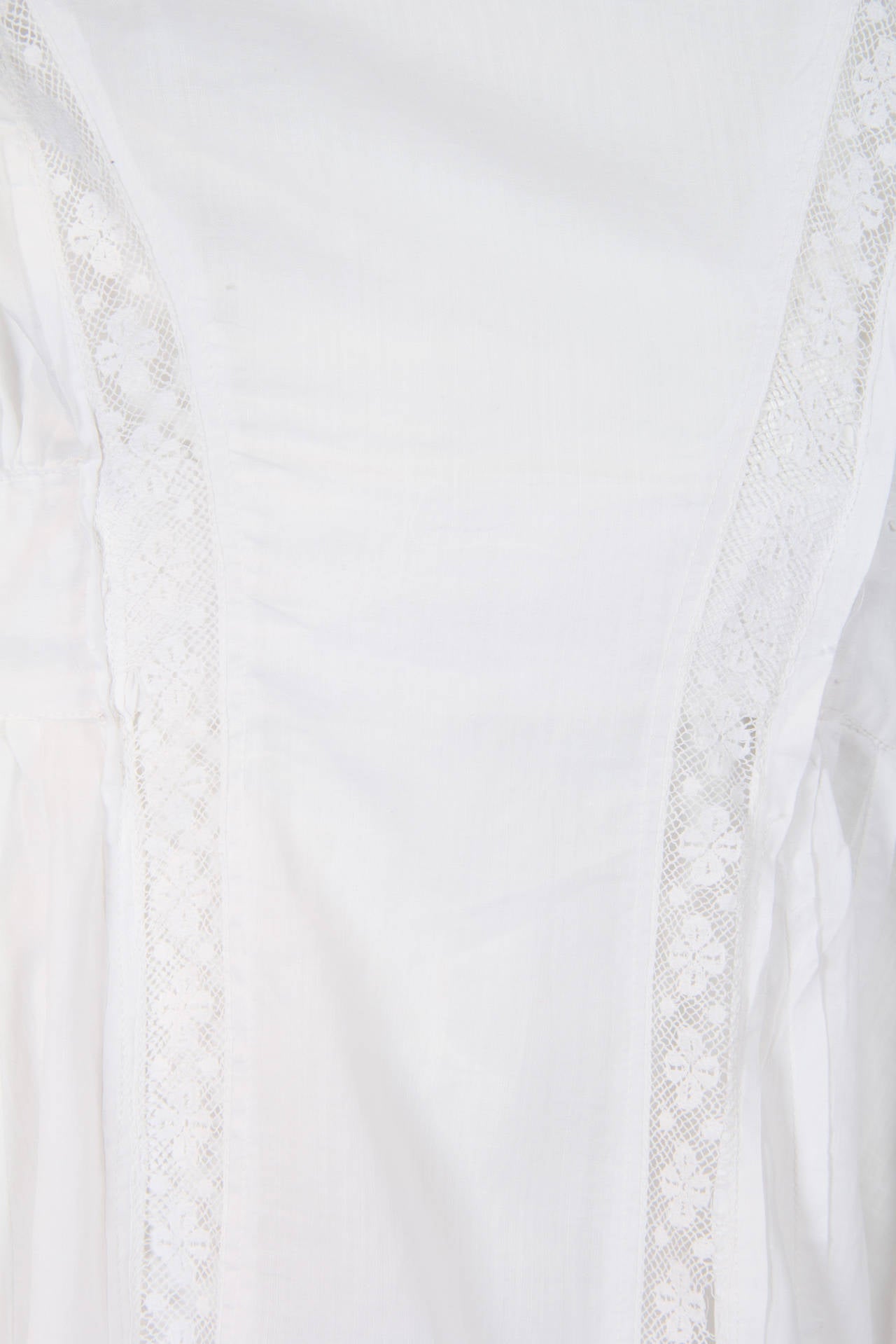 Edwardian Cotton Batiste and Lace Dress 4