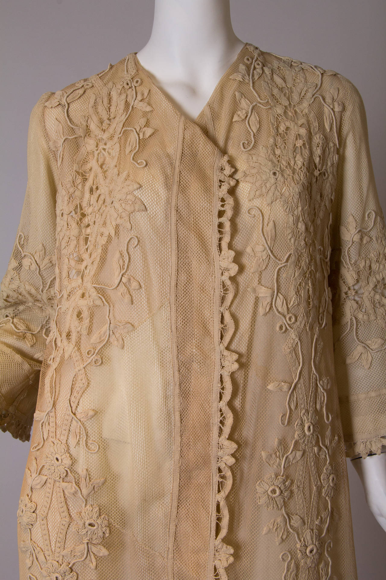 1920s Jacket made from Victorian Lace 3