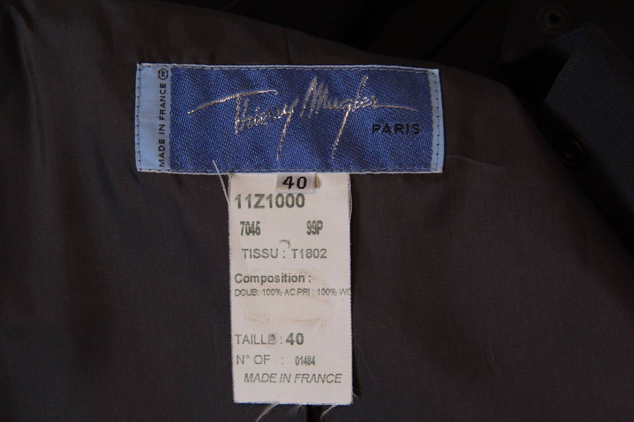 1980s Thierry Mugler Jacket with Crystals For Sale at 1stDibs