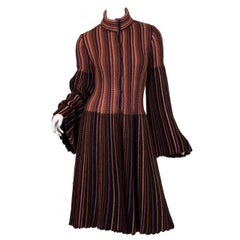 Retro Blanket soft Missoni Mohair and Wool Knit Coat.