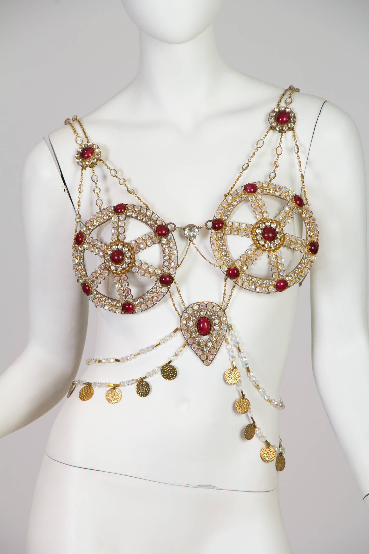 Women's Fancy-Dress Body Chain attributed to the Follies Bergé
