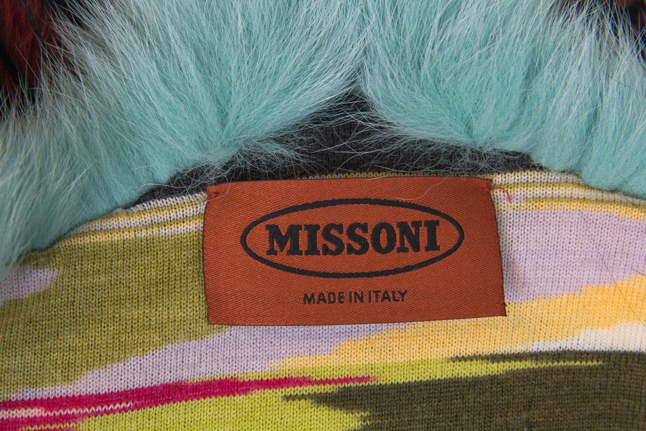 Missoni Fox and Yak Fur Stole 5