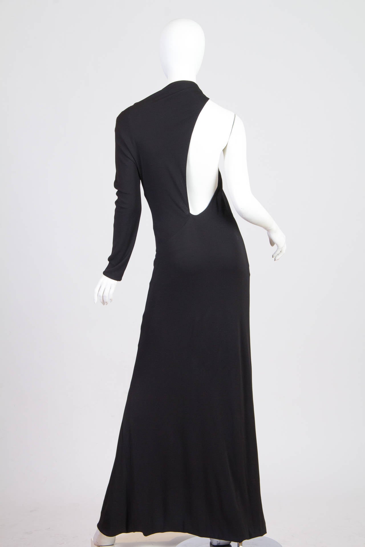 Tom Ford for Gucci 1996/7 Silk Jersey Gown As Worn by Pat Cleveland 1990s In Good Condition In New York, NY