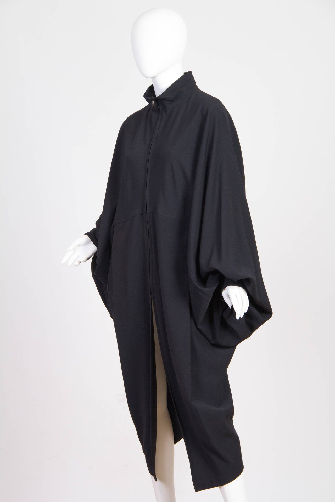 Early Issey Miyake Draped Kimono Coat at 1stDibs | issey miyake kimono ...