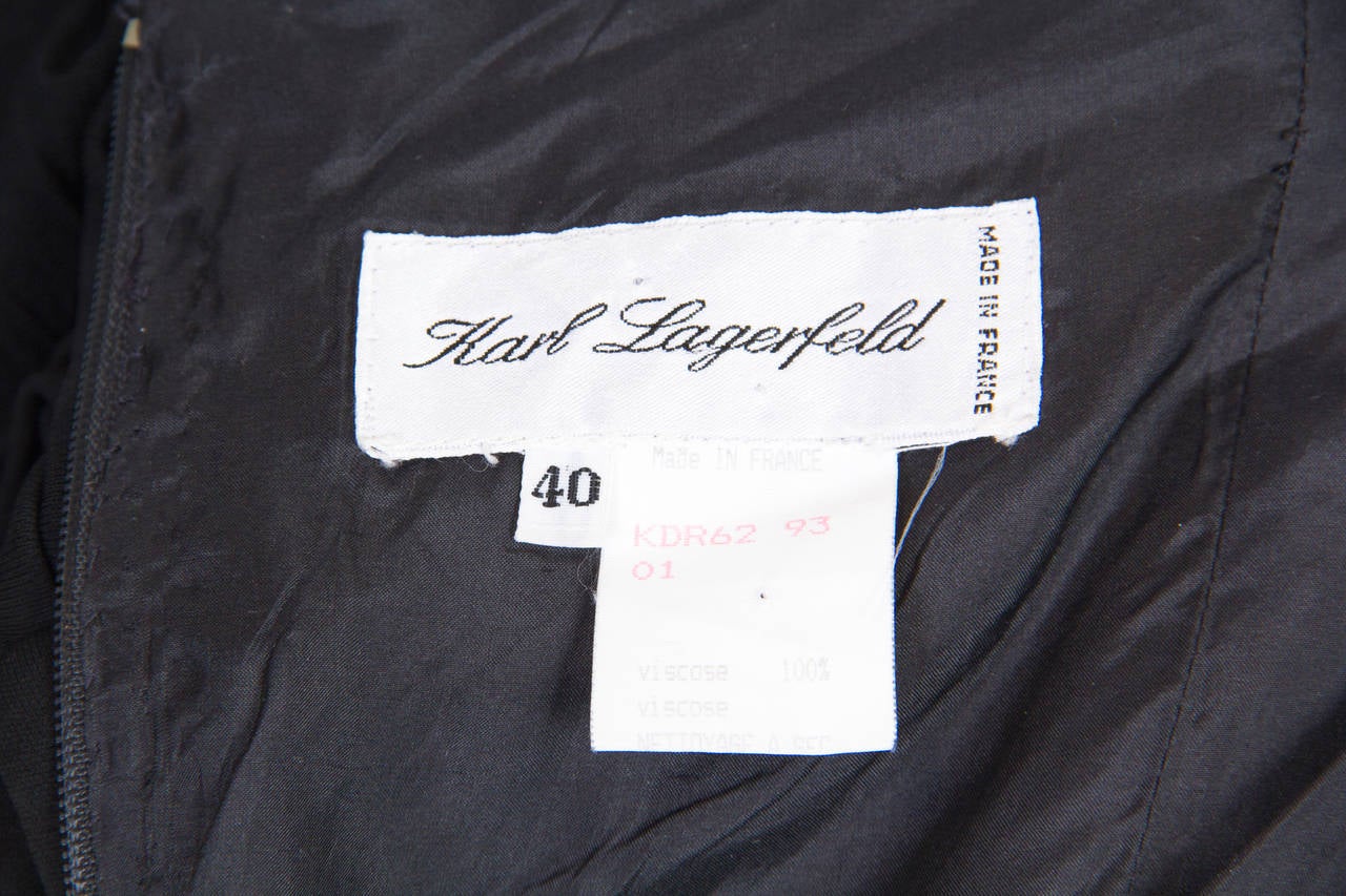 Karl Lagerfeld Silk Jersey Strapless Gown 5