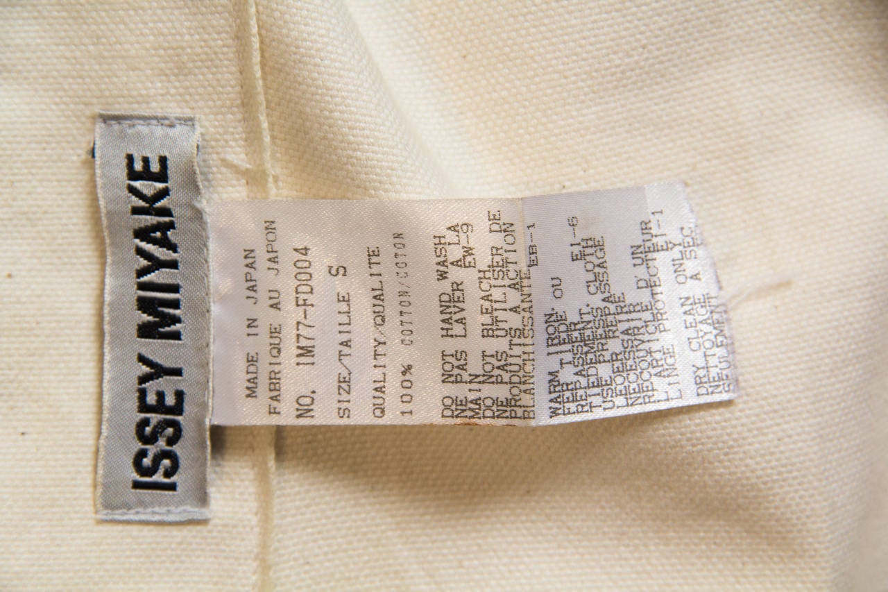 Issey Miyake straight jacket collection jacket 5