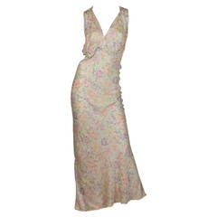 1930s Bias Cut Silk Negligie