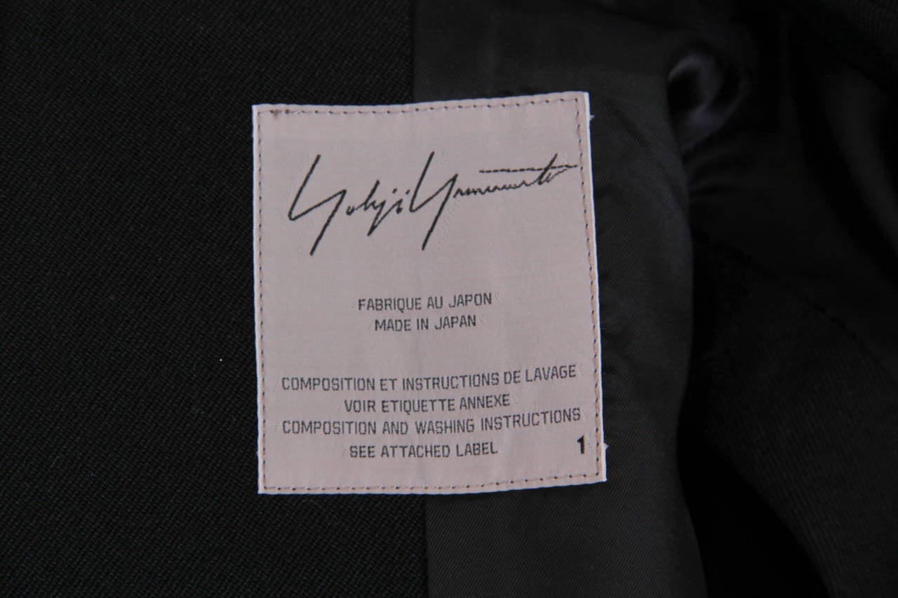 Yohji Yamamoto Backless Deconstructed Vest For Sale at 1stDibs
