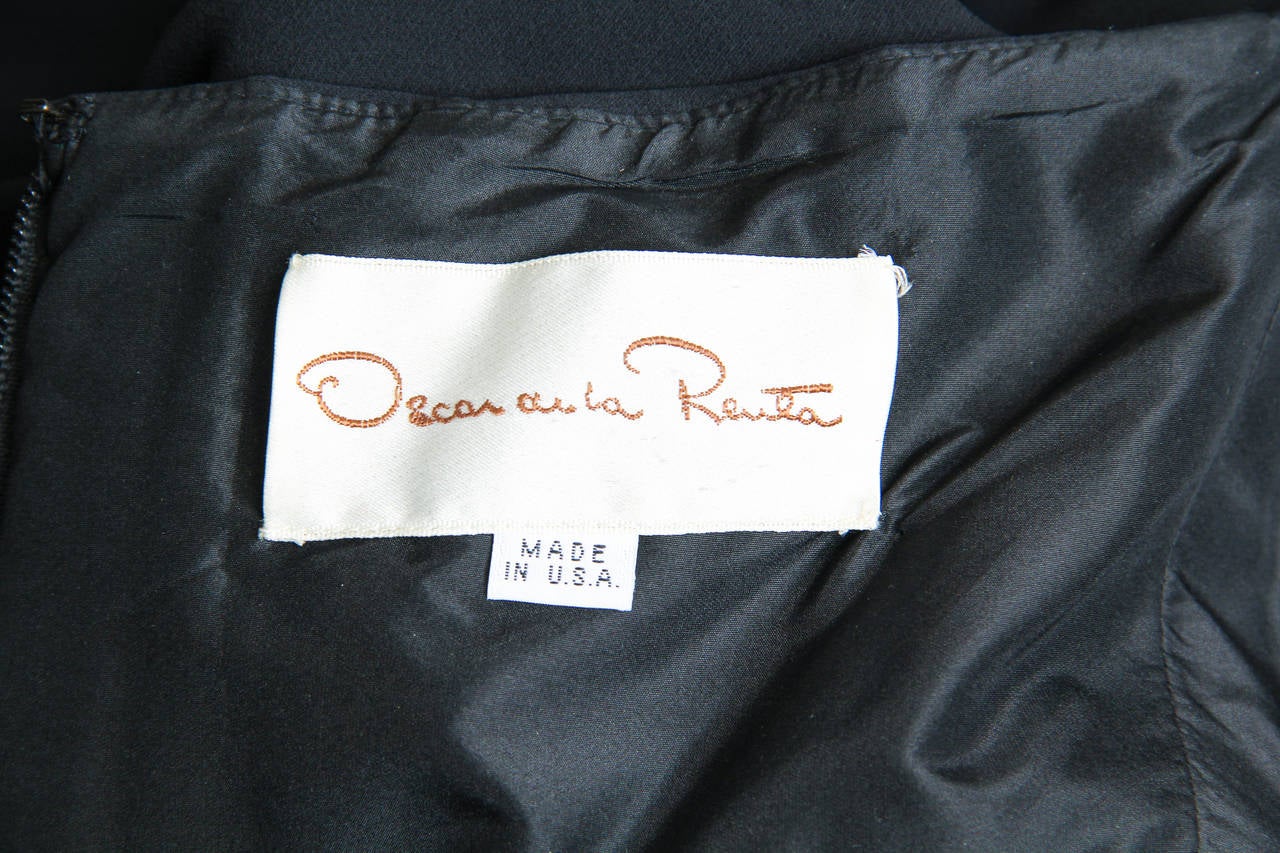 1970s Oscar De La Renta Silk Halter Gown 6