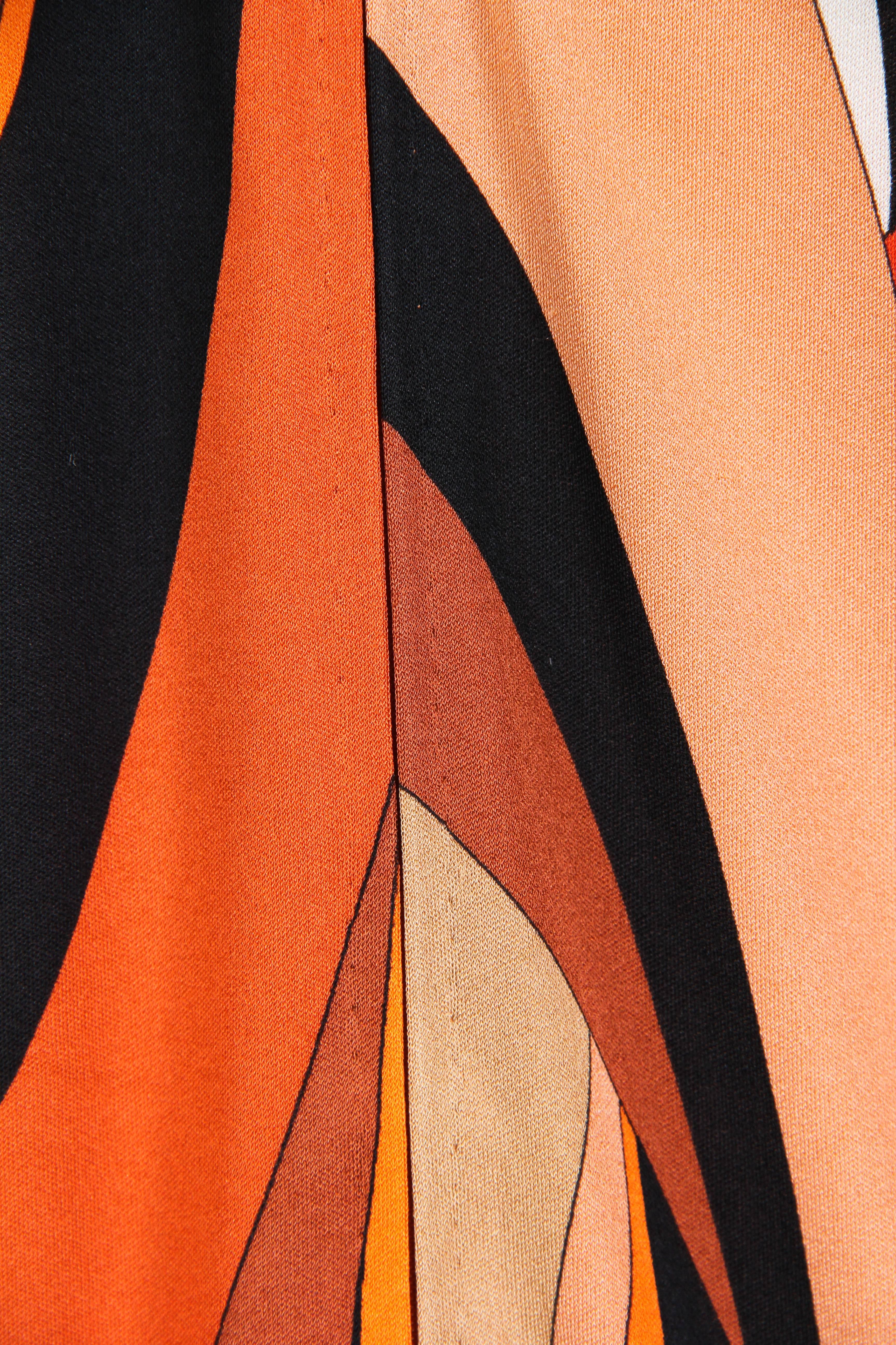 1960s style Averardo Bessi Silk Jersey Tunic Dress 4