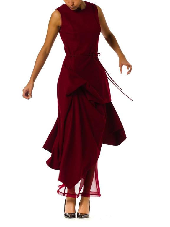 Le Fay Asymetrical Draped Dress at 1stDibs