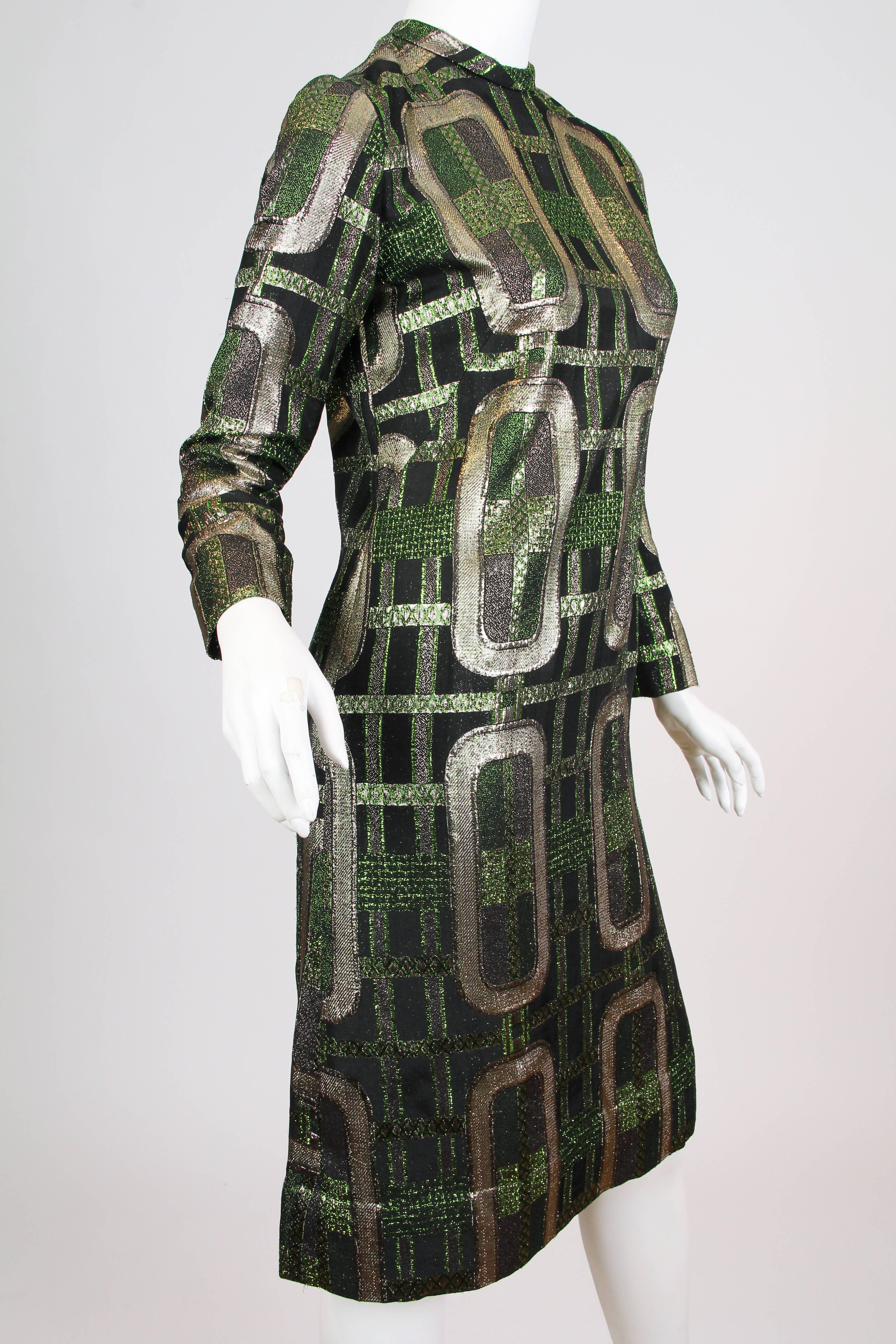 Women's 1970s Lamé Dress