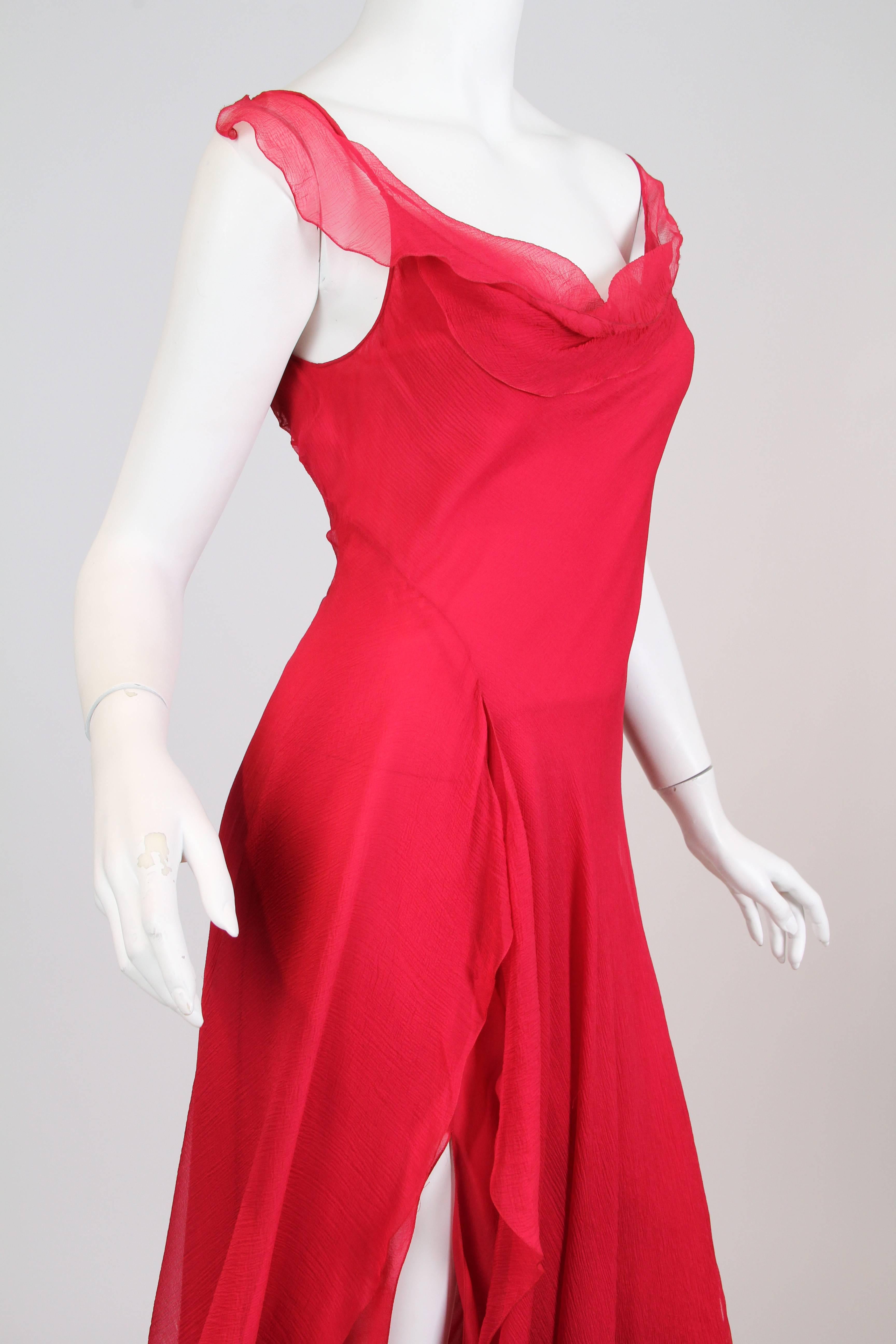 Women's John Galliano Chiffon Dress
