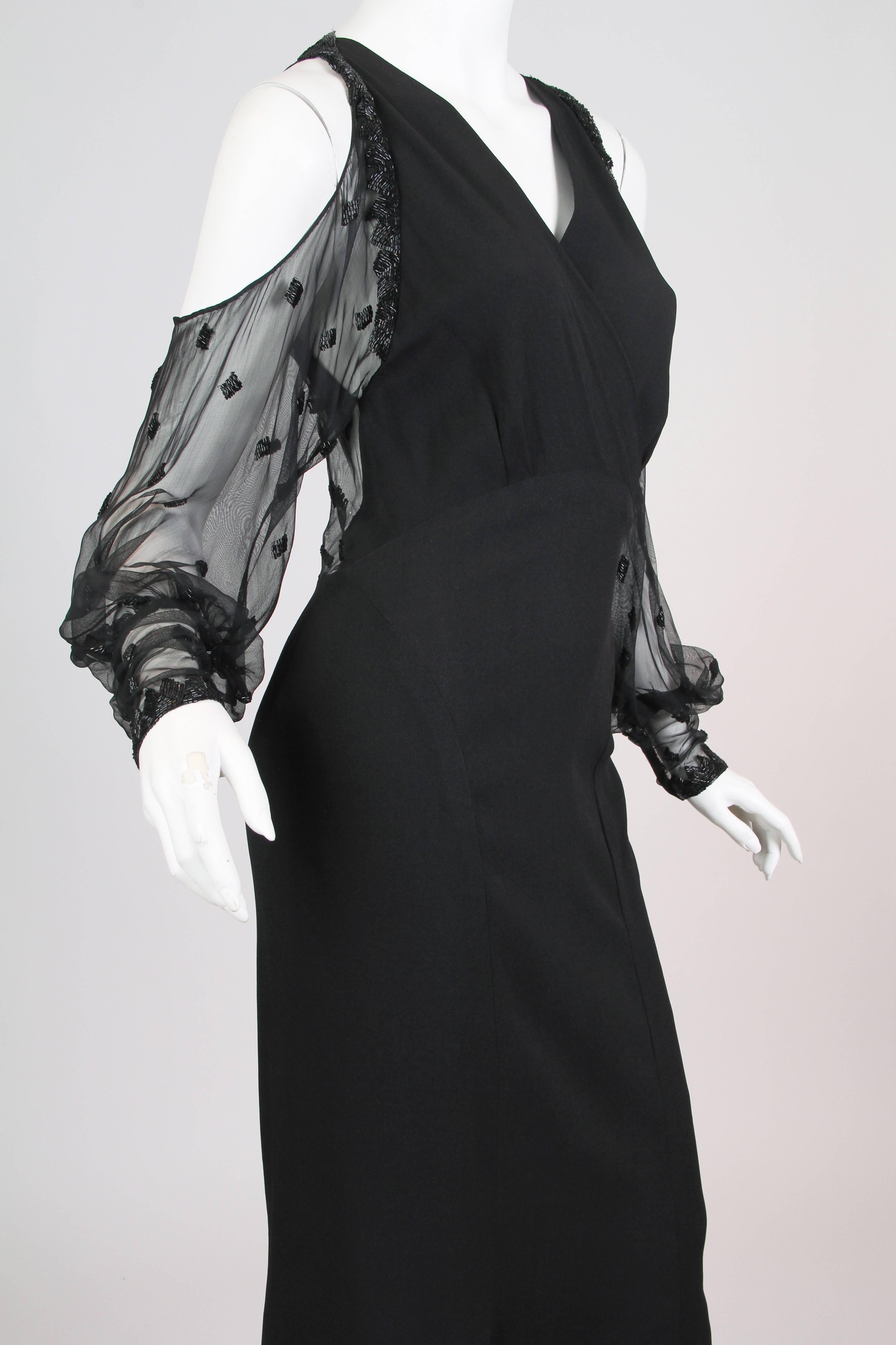 Women's 1930s Gown with Beading