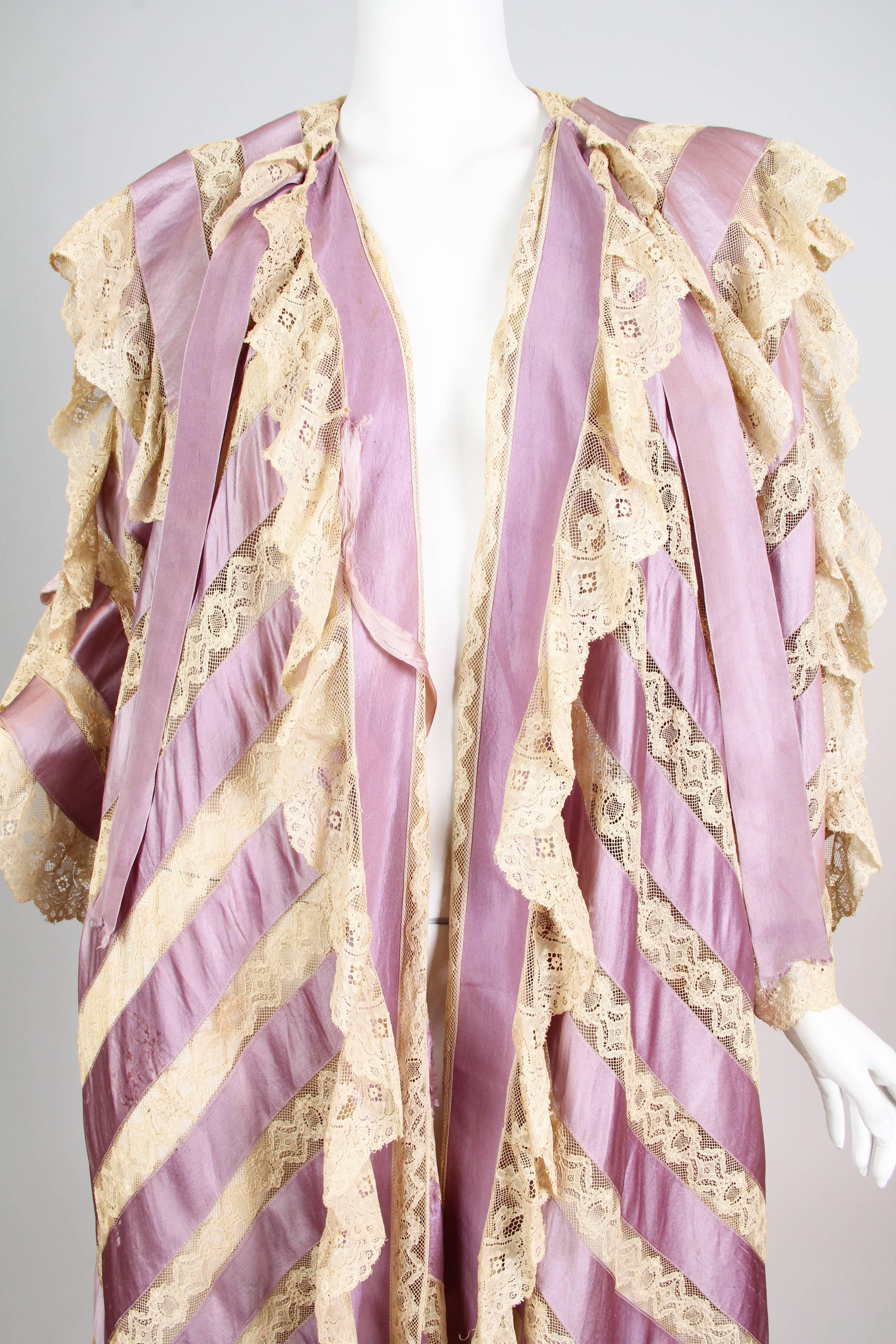 Women's Belle Epoch Ribbon and Lace Duster