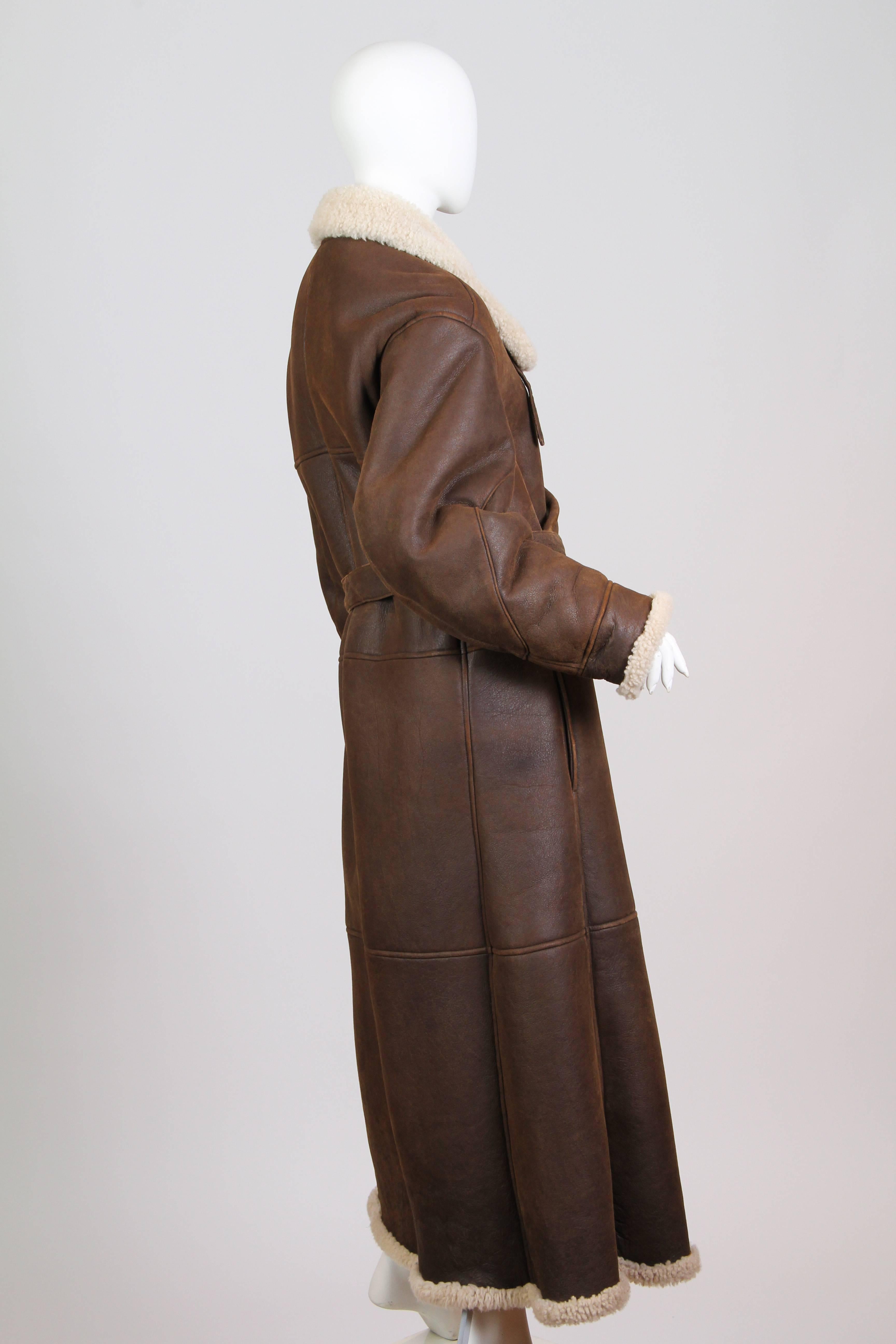 Ralph Lauren Purple Label Shearling-Mantel 1