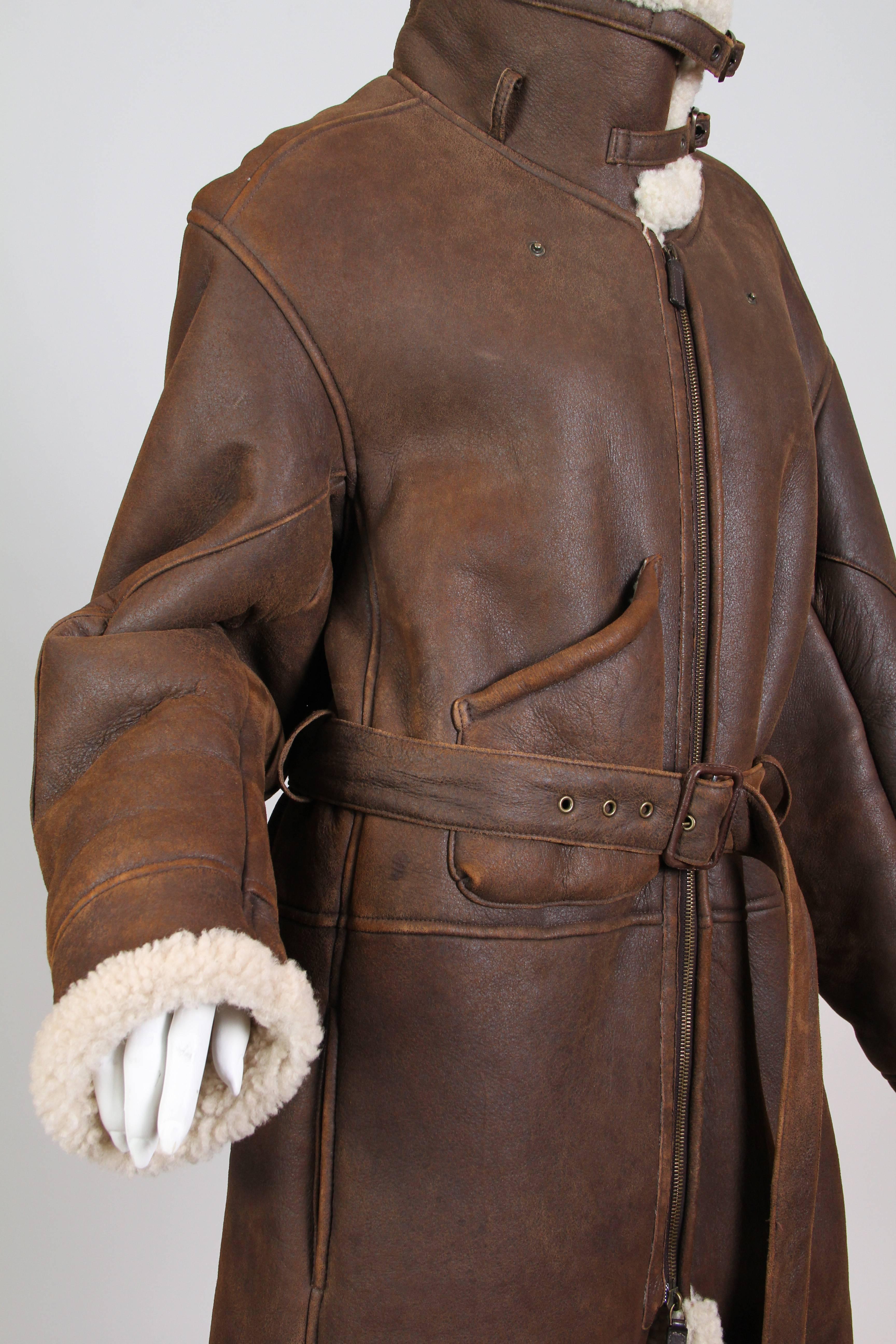 Ralph Lauren Purple Label Shearling-Mantel 2