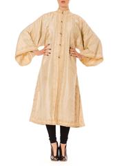 Antike chinesische Jacke, bestickt mit einem weißen Drachen