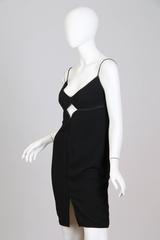 Black Galanos Mini Dress