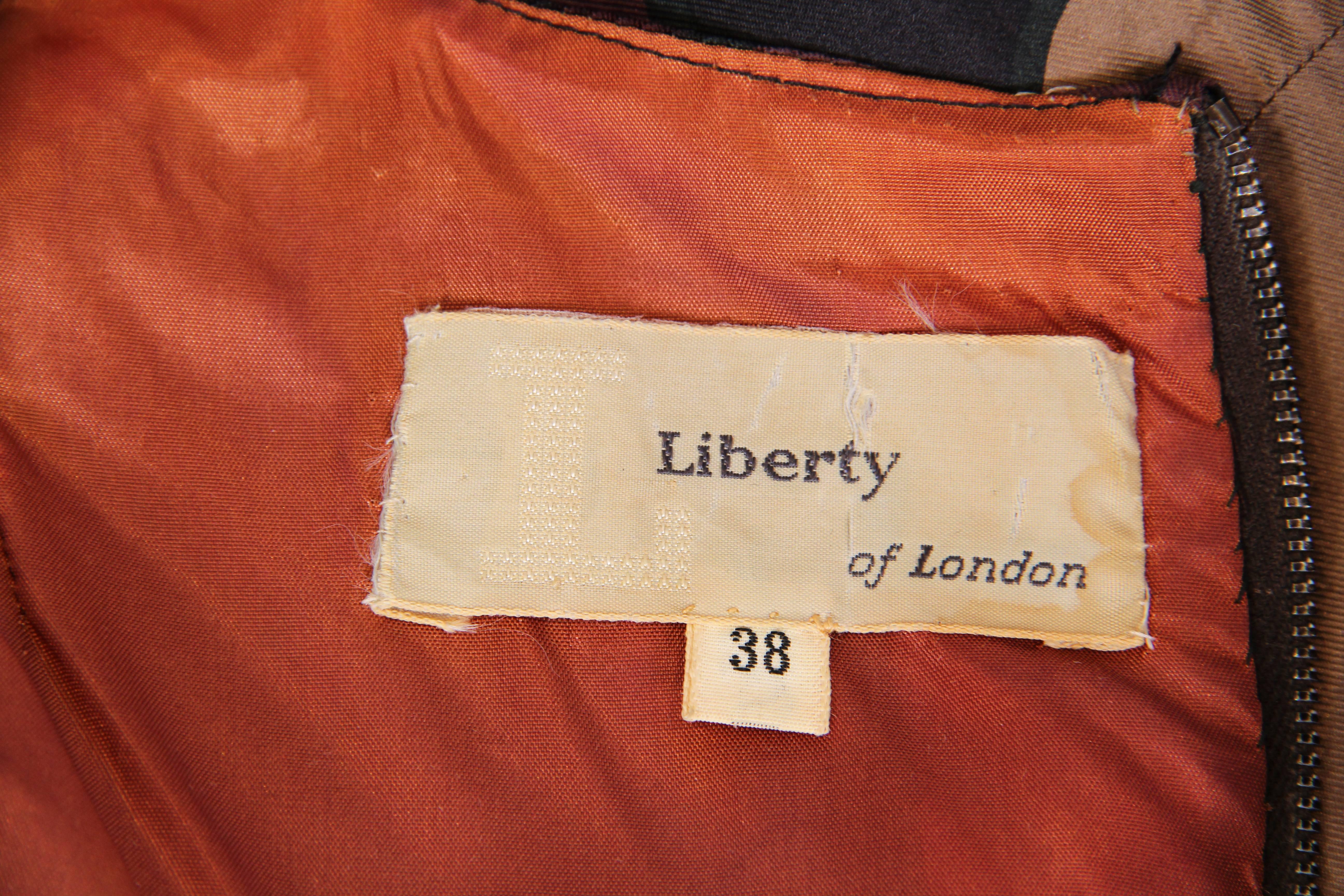 1960s Liberty of London Silk Dress 4