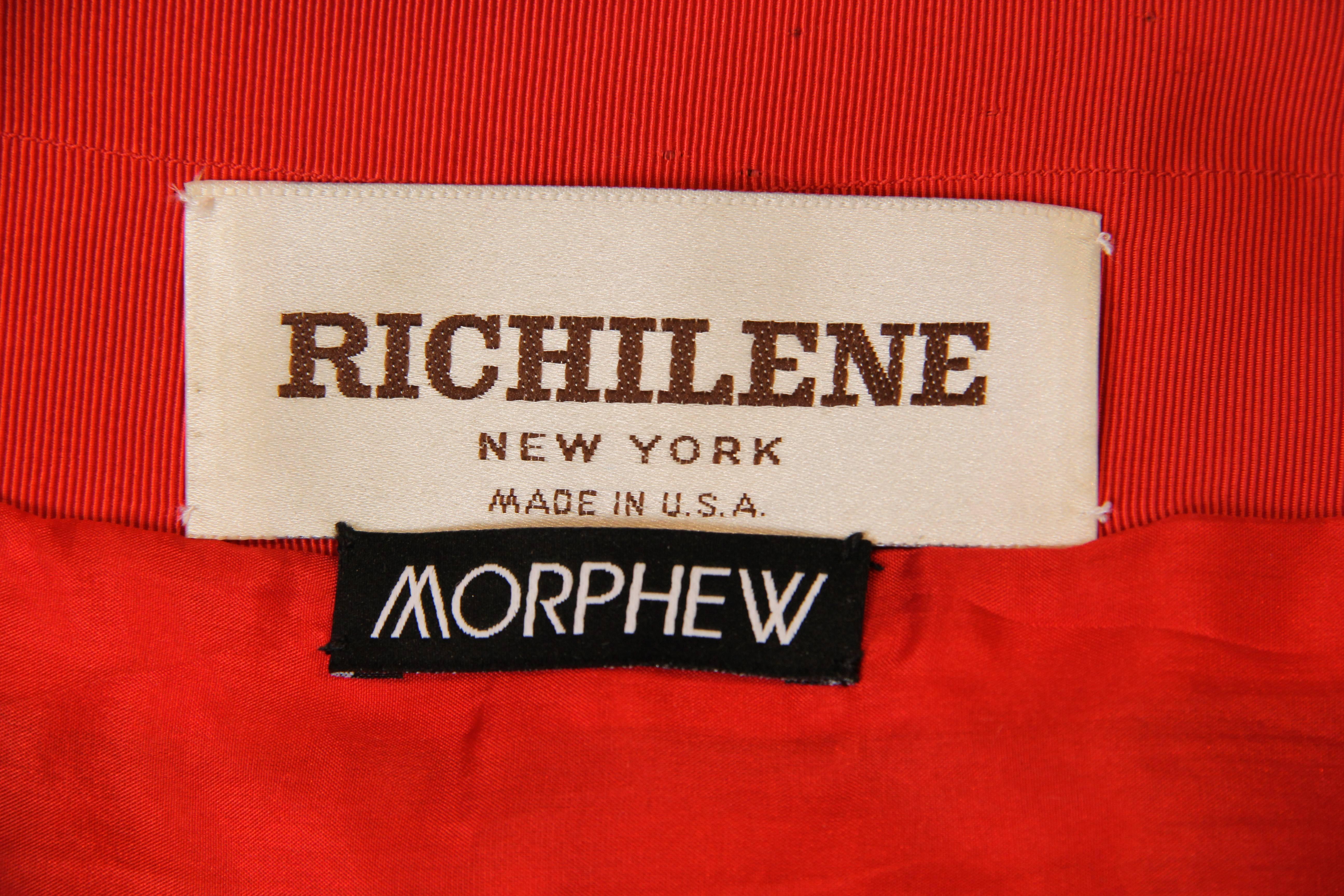 1970s Richilene Silk Plaid Dress 5