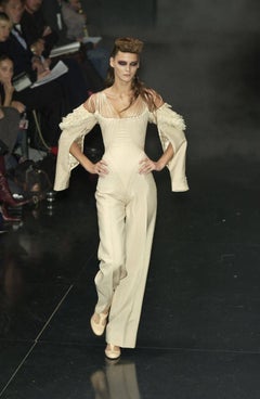 1990S ALEXANDER MCQUEEN Style Red Cotton Spring 2002 "Dance Of The Twisted Bull