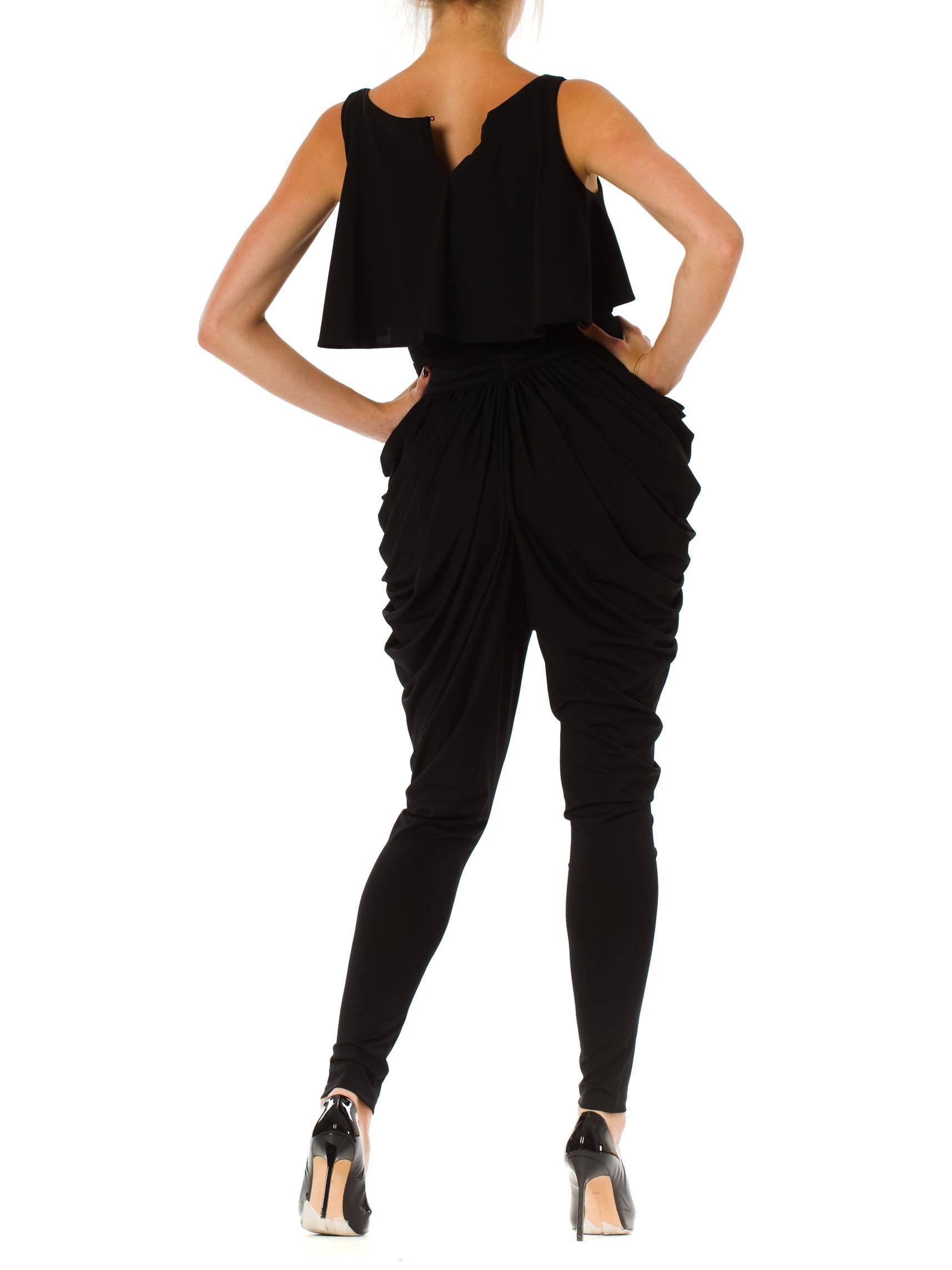 Black Alexander McQueen Jersey Jumpsuit