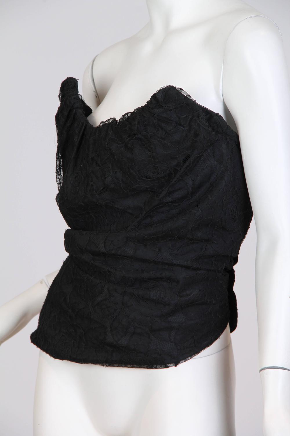 Chantilly Lace Vivienne Westwood Gold Label Corset For Sale at 1stdibs