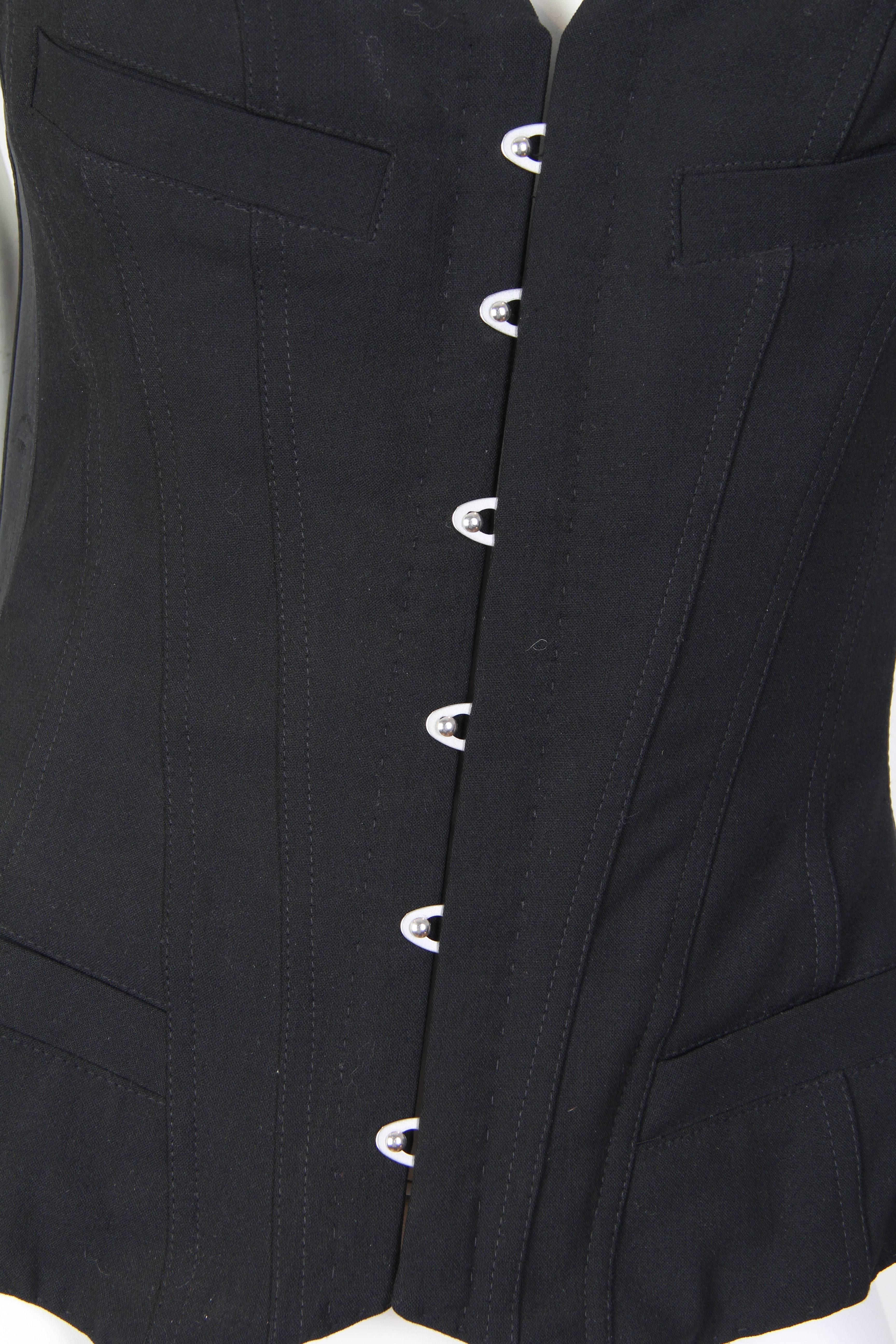 Jean Paul Gaultier Boned Corset Vest 1