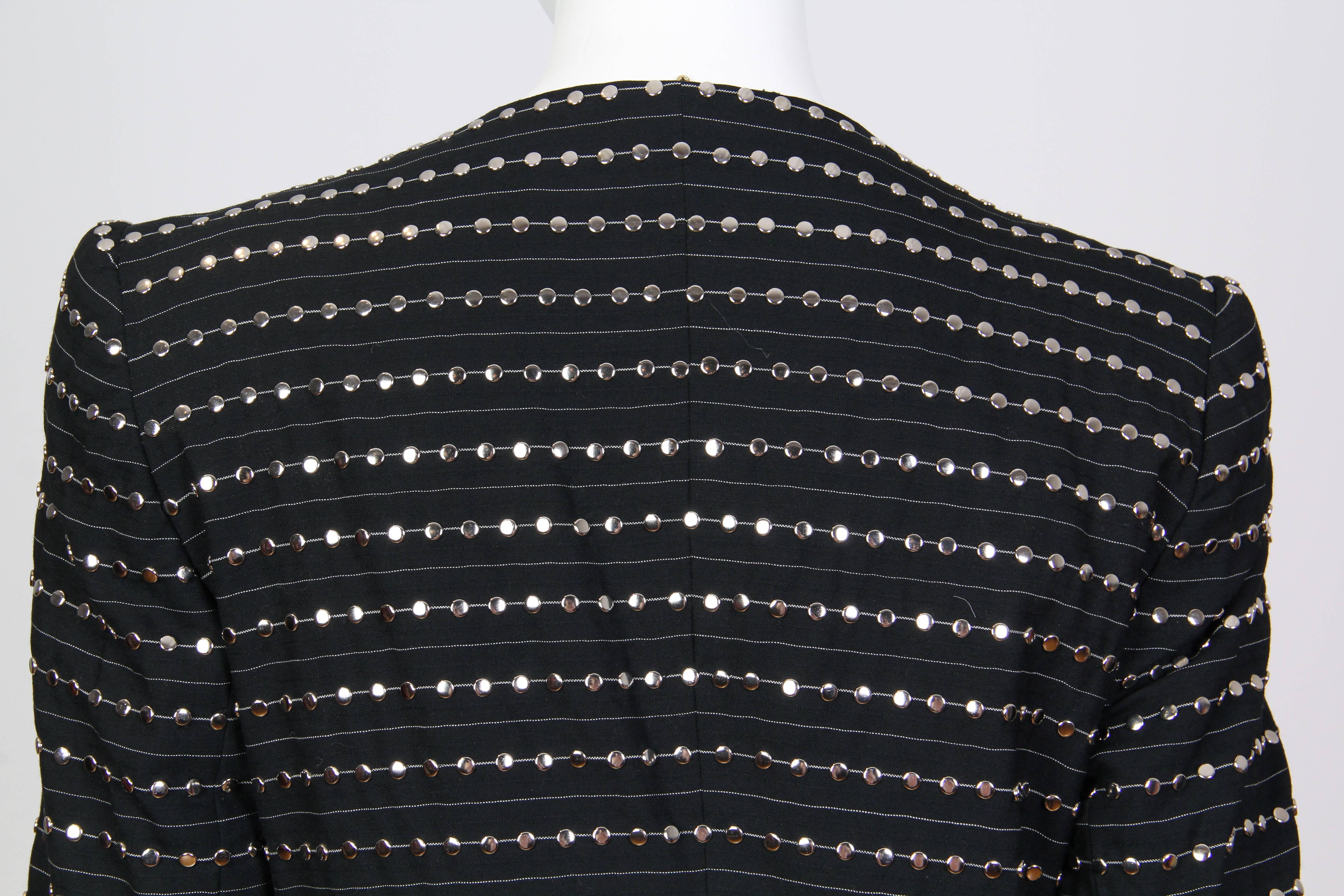 Galanos Metal Studded Jacket 3